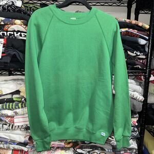 Vintage 90s Discus Athletic Kelly Green Blank Crewneck Size Medium